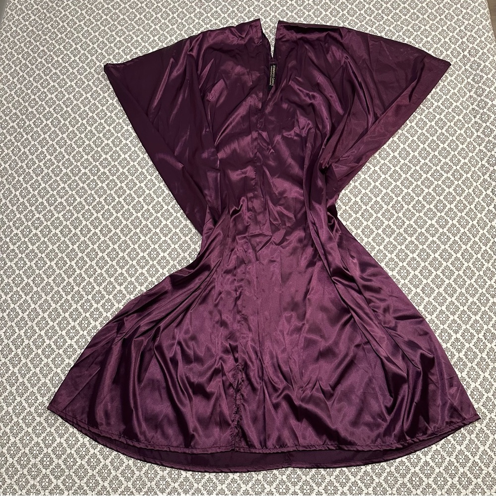 Jennafer Grace Aubergine Shine Caftan Kaftan Dress (OS)